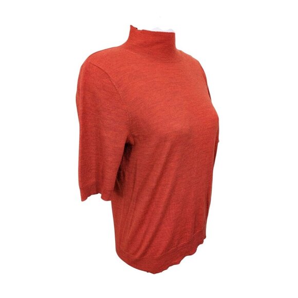 Rachel Zoe Womens XL Lightweight Sweater Extra Fine Merino Wool Half Sleeve Soft - Picture 2 of 8